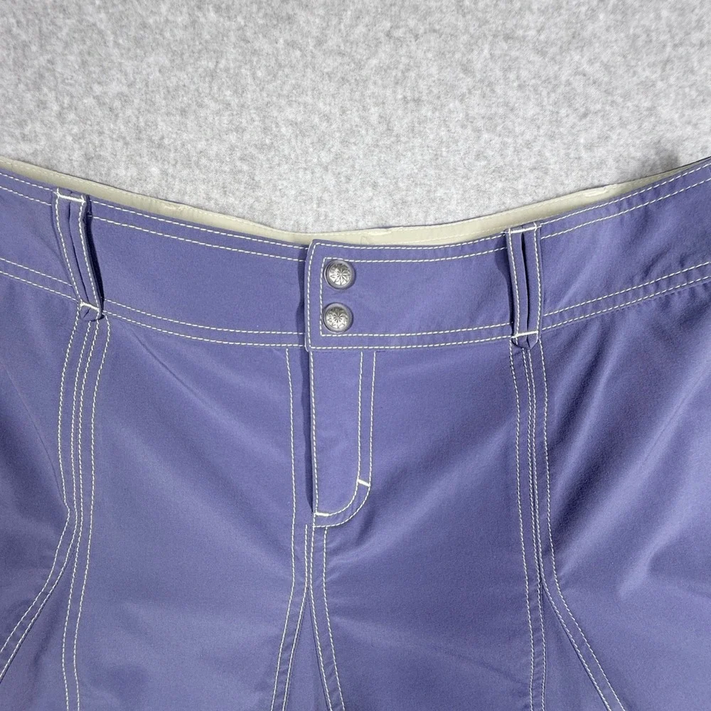 Athleta Skort Women 8 Purple Excellent Pleated Activewear Contrast Stitching - Picture 3 of 12